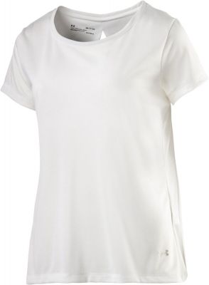 UNDERARMOUR Damen Fitness-Shirt "Whisperlight" Kurzarm in weiß