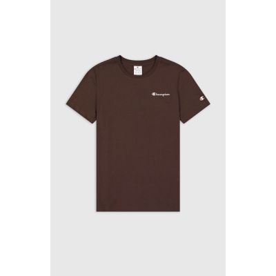 Crewneck T-Shirt in braun 