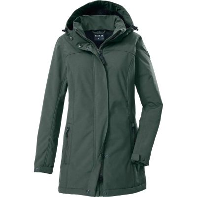 by killtec Damen Mantel GW 36 WMN SFTSHLL PRK in grün