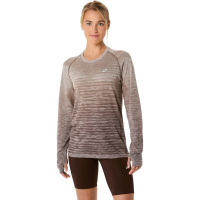 SEAMLESS LS TOP in grau