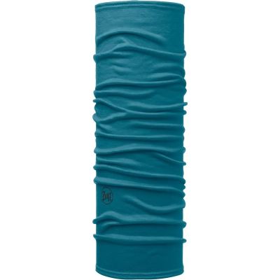 Multifunktionstuch "Lightweight Merino Wool Solid Bark" in blau