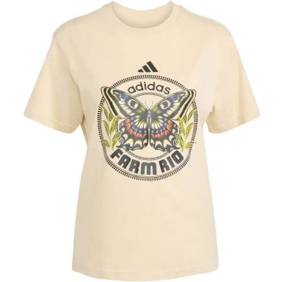 Damen Shirt FARM mit Grafikprint in pink