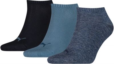 PUMA Plain Sneaker - Trainer Socken 3er-Pack in grau