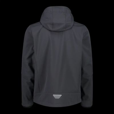 MAN JACKET ZIP HOOD in 12ur antracite-hydro