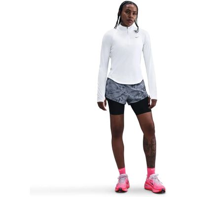 Damen T-Shirt W NK TEMPO DF HZ TP in weiß