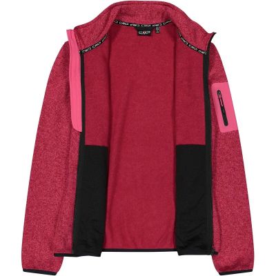 Damen Unterjacke Damen Fleecejacke Women Jacket in rot