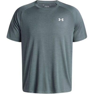 Herren Shirt UA TECH TEXTURED SS in grau