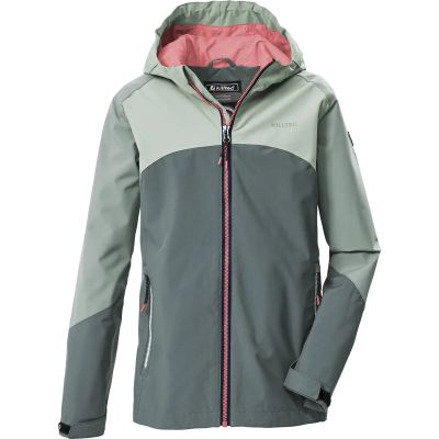 Kinder Funktionsjacke KOS 158 GRLS JCKT in grau