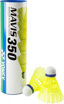 YONEX Ball Badm-Ball Mavis 350 6er Dose in weiss