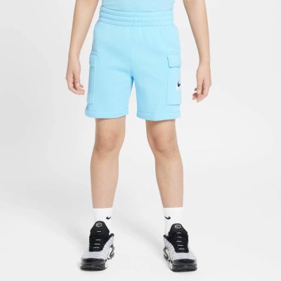 Nike Kinder Shorts kurze Hose B Nsw Si Flc Short in 407 aquarius blue