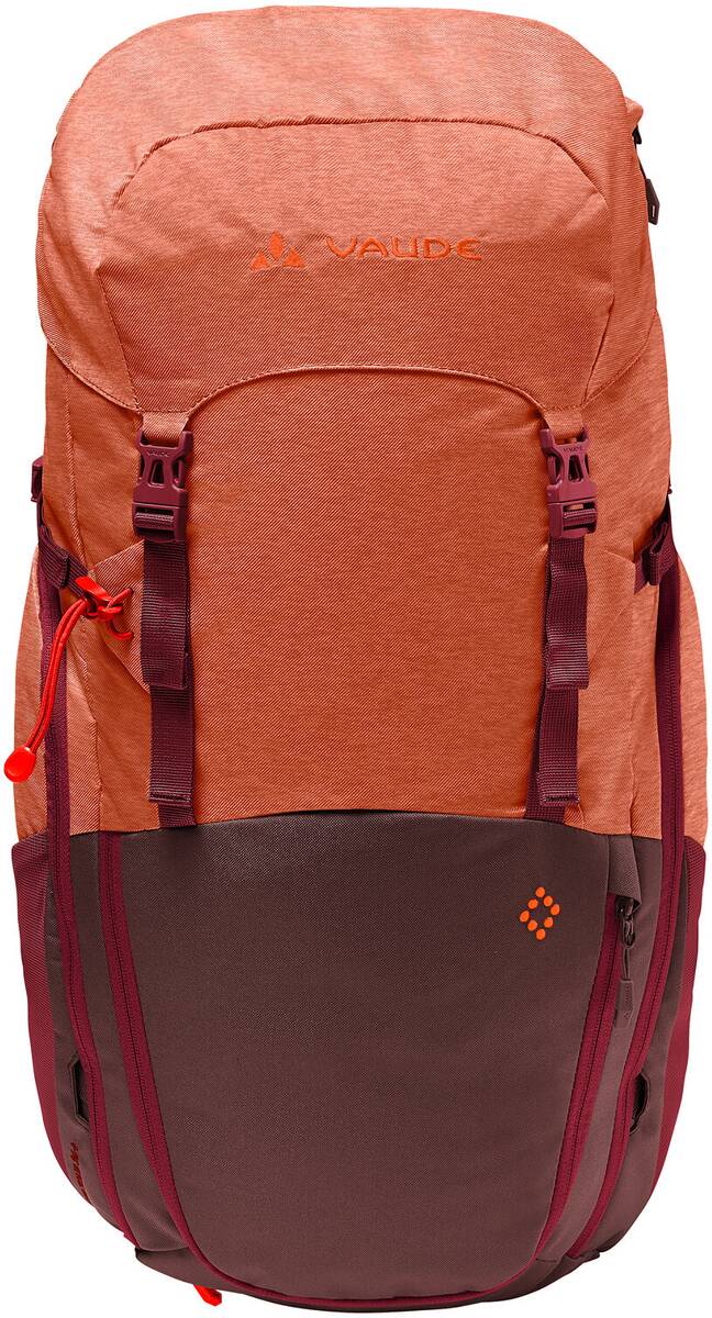 VAUDE Damen Wanderrucksack Skomer 34+ Liter – Mit Ergonomischem Rückensystem, Regenhülle & Erweiterbarem Volumen