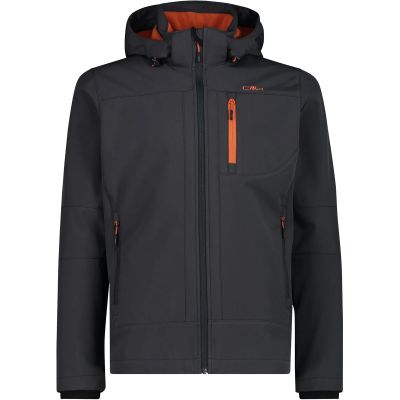 MAN JACKET ZIP HOOD in 09ut antracite-lichen