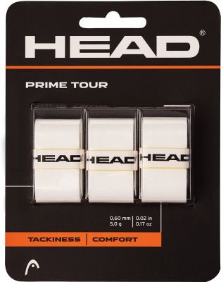 HEAD Gripband Prime Tour 3 pcs Pack Overgrip in weiß