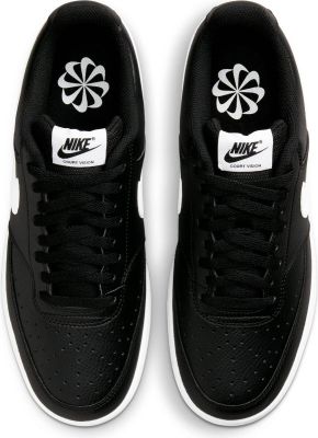 NIKE Herren Freizeitschuhe Court Vision Low Next Nature in schwarz