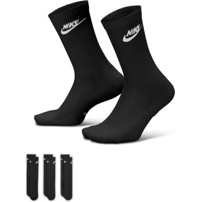 Herren Socken U NK ED ELVD CRW 3P FUTRA -144 in schwarz