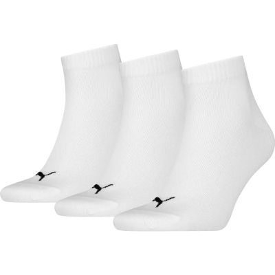 Herren Socken UNISEX QUARTER PLAIN 3P in weiß