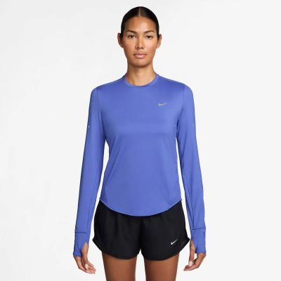 Damen T-Shirt W NK SWIFT DF UV LS CRW in weiß