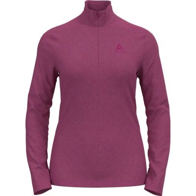Damen Pullover Mid layer 1/2 zip ROY in lila