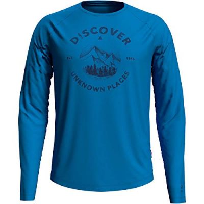 ODLO T-shirt l/s crew neck CONCORD in 20688 blue aster - discover pr