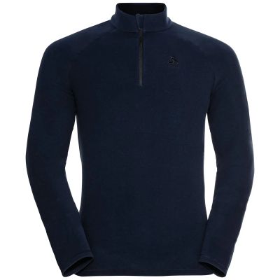Mid layer 1/2 zip RIGI in blau