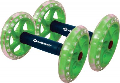 SCHILDKRÖT FITNESS Fit DUAL-CORE-WHEELS - 2er Set, doppelt kugelgelagert in grün