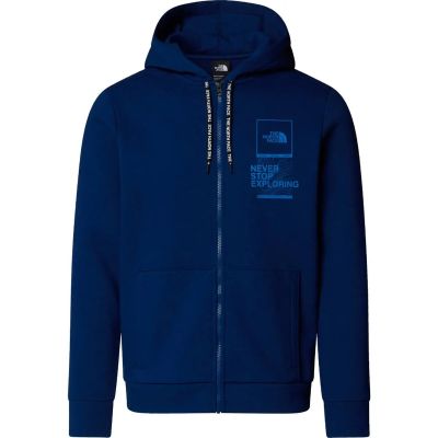 Herren Kapuzensweat BLANCA PEAK FZ HOODIE in blau