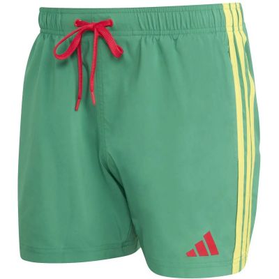 Herren Badeshorts 3-Streifen 5-Inch in grün