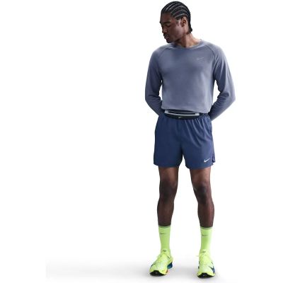 Herren Sweatshirt M NK DF STRIDE WAFFLE CREW in grau