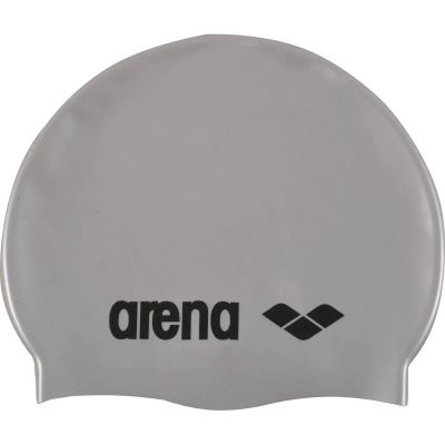 arena Unisex Badekappe Classic Silikon in grau