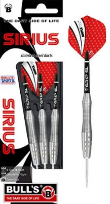 BULLS Dartpfeil BULL'S Sirius Steel Dart in 017 farbig silber