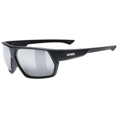 uvex sportstyle 238 black matt/mir.sil in schwarz