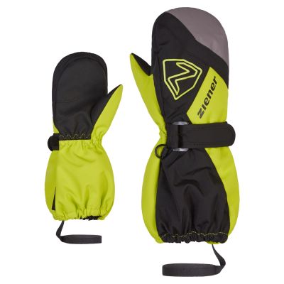 LAURUS AS(R) MITTEN glove junior in 12490 black.lime