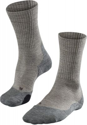 FALKE Herren Trekking-Socken "TK 2 Wool Men" in grau