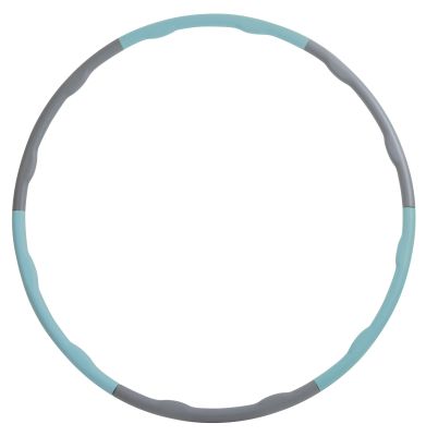 Schildkröt Fitness-Hoop, 100cm, Grau/Skyblue in blau