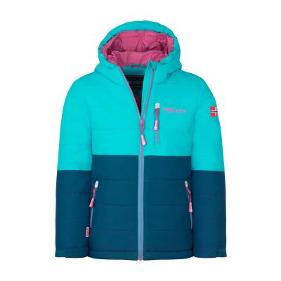 Kids Hemsedal Snow Jacket XT in - dark turquoise/madeira blue/bright berry