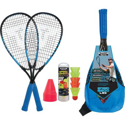Talbot-Torro Speed Badminton Set Speed 6600 LED in blau