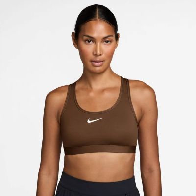 Damen Top W NK SWSH MED SPT BRA in grau