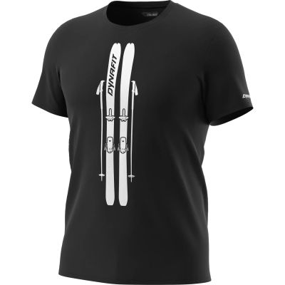 Graphic Cotton T-Shirt Herren in 0918 blackout/skis