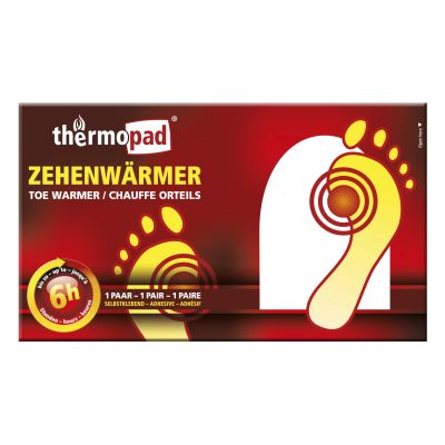 Thermopad Zehenwärmer in weiß