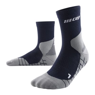 CEP light merino socks, hiking, mid cut, v3, men in blau