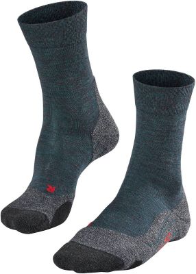 FALKE TK2 Melange Herren Socken in grau