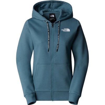 Damen Kapuzensweat W BLANCA PEAK POLY COTTON FZ HD in blau