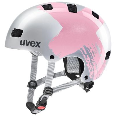 uvex kid 3 silver-rosé 55-58 in grau