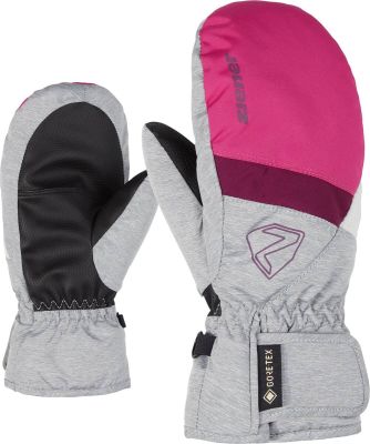 ZIENER Kinder Handschuhe LEVIN GTX in silber