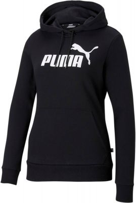 PUMA Damen Sweatshirt ESS Logo Hoodie TR in schwarz