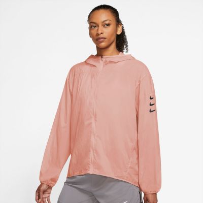 NIKE Damen W NK SF RUN DVN PKBL JKT in pink