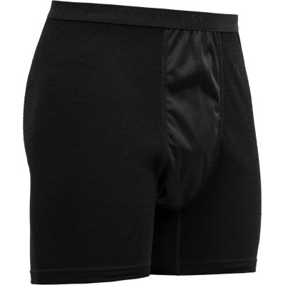 Herren Unterhose DUO ACTIVE MAN BOXER W/WINDSTOPPER in schwarz
