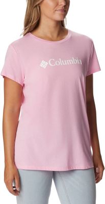 COLUMBIA Damen T Shirt Columbia Trek SS Graphic Tee in rot