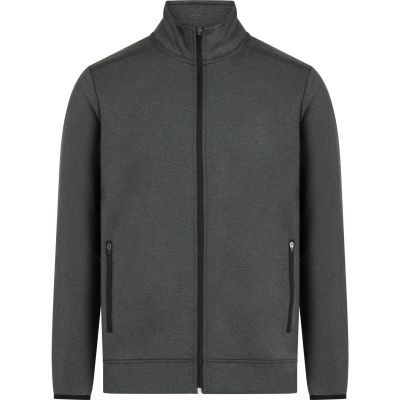 Herren Sweatshirt He.-Funktions-Jacke Carter D M in 904 melange/black