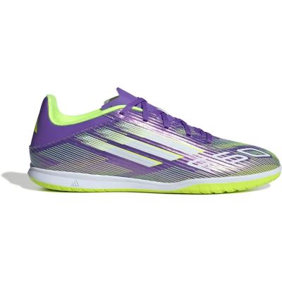 Herren Fussball-Hallenschuhe F50 Club IN in silber